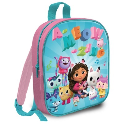 Mochila infantil Casa de Bonecas Gabby 29cm