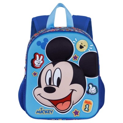 Mochila 3D Pré-Escolar Blissy Mickey Disney 31 cm