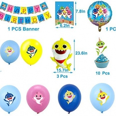Kit aniversário Baby Shark