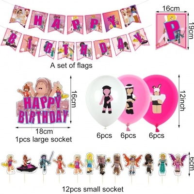 Kit aniversário Roblox