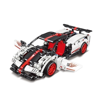 GIROS ENCAIXES 8+ TECHNIC RACING CAR PULLBACK BRANCO