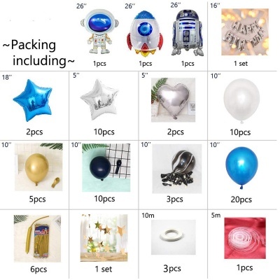 Kit aniversário NASA Astronautas