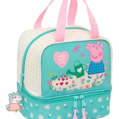Peppa Pig- "Pretty Flowers" Lancheira dupla