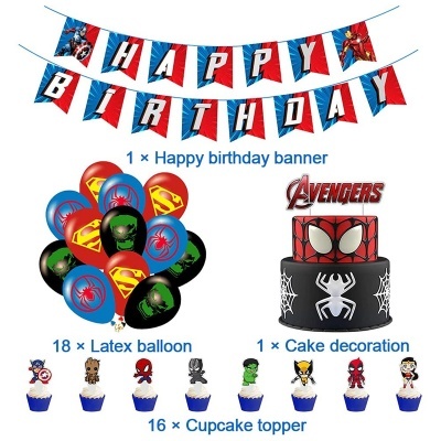 Kit aniversário Avengers