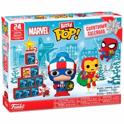 Calendário Advento Bitty POP Marvel