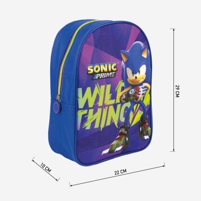 Mochila Pré-Escolar Sonic Prime 29 cm