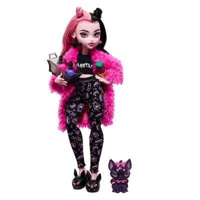 Boneca Draculaura Fiesta Pijama Monster High 25cm