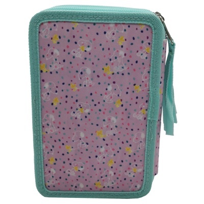 Estojo com material Snoopy triplo completo