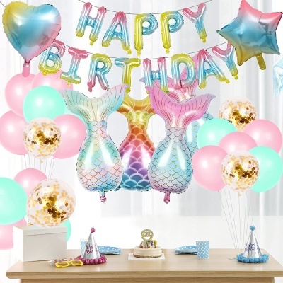 Balões de aniversário Sereia