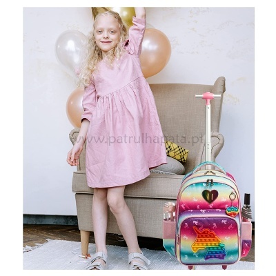Conjunto Escolar Trolley Unicorn Popit