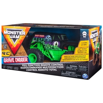 Carro Radio control Grave Diggir RC Monster Jam 1/24
