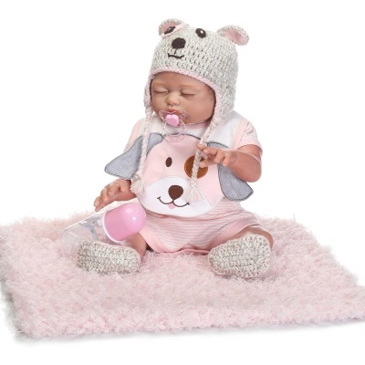 Boneca Reborn 50 cm silicone