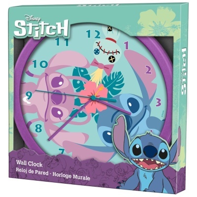 Relógio de parede Stitch Disney