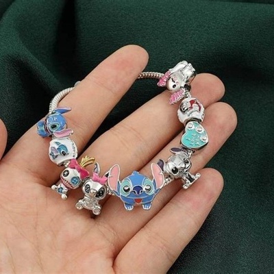 Pulseiras Stitch + Colar Stitch Disney