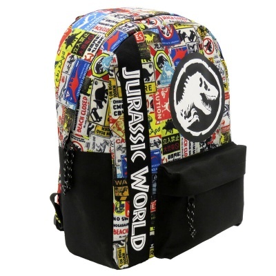Mochila Escolar Danger Jurassic World 42cm adaptável