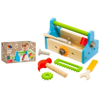 Caixa de ferramentas de madeira