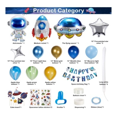 Kit aniversário NASA Astronautas