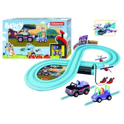 Circuito carreras Bluey & Bingo Race Bluey