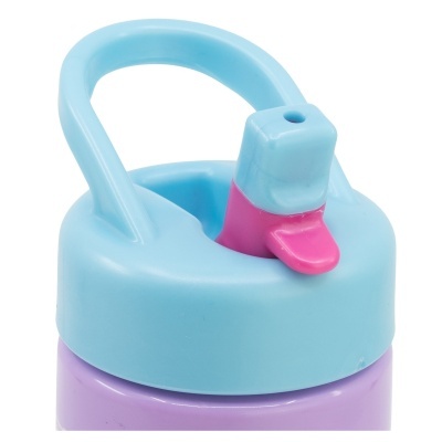 Garrafa de plástico playground com palha A Casa de Bonecas da Gabby 410 ml