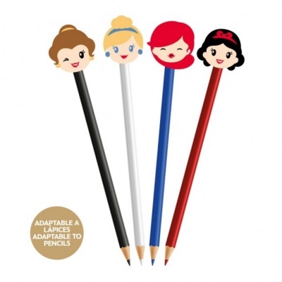 Conjunto 4 borrachas Princesas