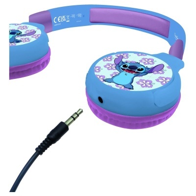 Auriculares Headphones sem fios Bluetooth Stitch Disney