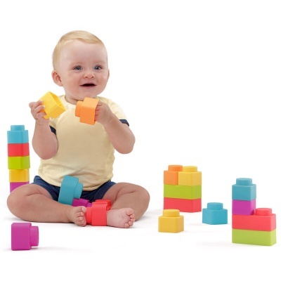 Saco de blocos macios de construção 24 peças