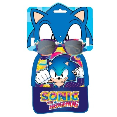 Set boné + óculos de sol Sonic the Hedgehog