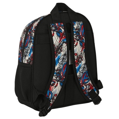 Mochila Pré-Escolar Forever Avengers Marvel 33cm adaptável