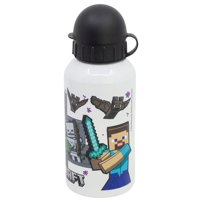 Garrafa / Cantil de aluminio Minecraft -400 ml