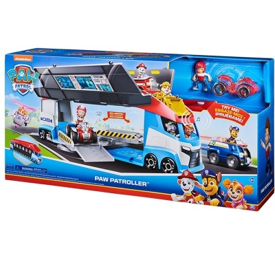 Paw Patrol - Camião Paw Patroller com lançadores figura e veículo Ryder