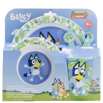 Conjunto de Refeição 5 peças Bluey e Bingo