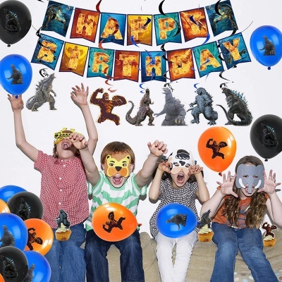 Kit aniversário Dinossauros Godzilla