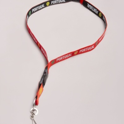 Fita lanyard para porta-chaves FPF Portugal