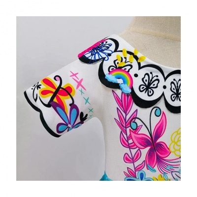 Fato Mirabel Encanto + óculos + saco