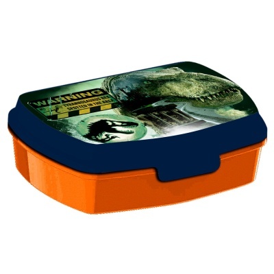 Conjunto Sanduicheira + cantil alumínio Jurassic World 500ml