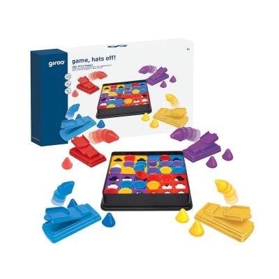 GIROS PLAY JOGO TIRO CHAPÉU 4 CORES