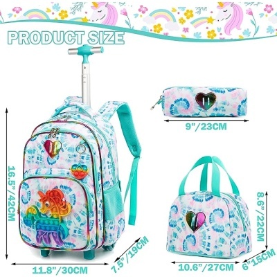Conjunto Escolar Trolley Unicorn Popit