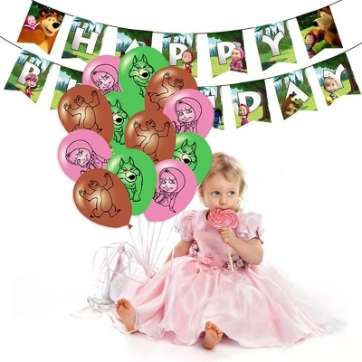 Kit aniversário Masha e o Urso