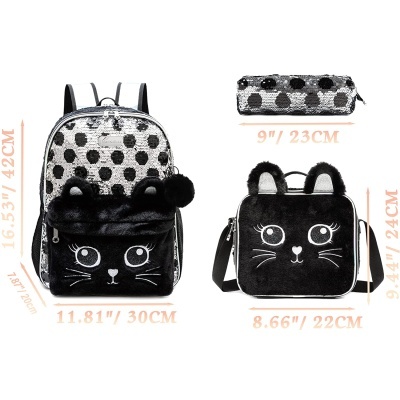 Conjunto Escolar Gatinha Preta