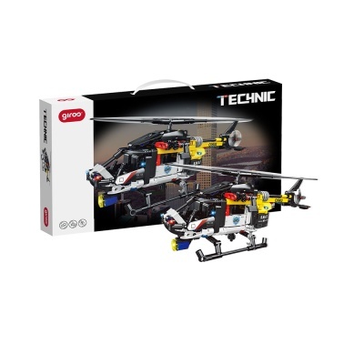 GIROS ENCAIXES 8+ TECHNIC HELICÓPTERO SWAT