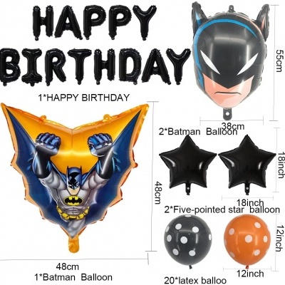 Balões aniversário Batman