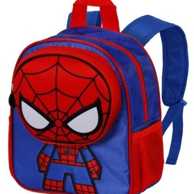 Mochila Pré-Escolar Bobblehead Spiderman Marvel 28cm