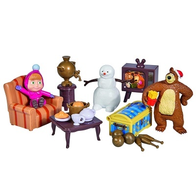 Casa da Masha e o Urso com neve