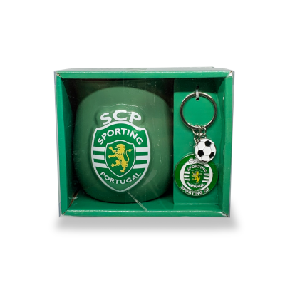 Caneca + Porta-chaves Sporting CP