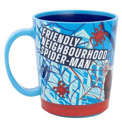 Caneca 410 ML SPIDERMAN DIMENSION anti-derrapante