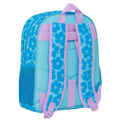 Mochila Escolar Hawaii Stitch Disney 38cm adaptable
