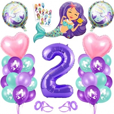 Balões de aniversário Sereia