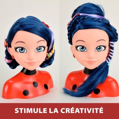 Busto da Ladybug com 30 acessórios - 21 cm