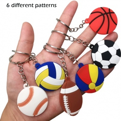 Lembranças aniversário - 24 porta-chaves desporto