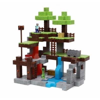 Set 2 figuras + Mundo Minecraft